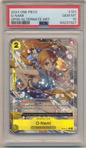 Arte alternativo O-nami Op06 One Piece 2024 #101 PSA 10 - Imagen 1 de 2