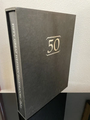 Fifty Great Western Illustrators Jeff Dykes #74/200 SIGNED NUMBERED INSCRIBED HC - Imagem 1 de 4