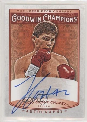 2019 Upper Deck Goodwin Champions Auto Julio Cesar Chavez #A-JC Auto - Image 1 of 2