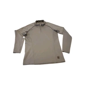 Nike Pro Dri-Fit Camisa Ajustada Para Hombres XL Negra 1/4 Cremallera Pullover Hipercálido Combate - Imagen 1 de 10