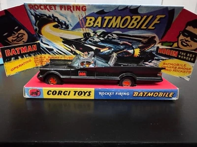 CORGI Batmobile 267 1st Edition 1966 W/ Repro Box - Image 1 of 4