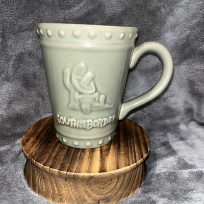 TAZA DE CAFÉ SUR DE LA FRONTERA. TAZA EN RELIEVE SUR DE LA FRONTERA. B129 Foto 1 de 4