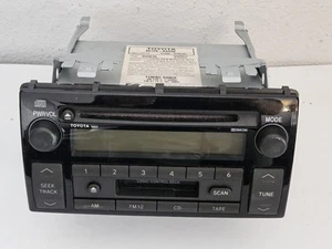 2002 2003 2004 TOYOTA CAMRY LE AM/FM/CD/CASSETTE RADIO OEM 86120-AA040 - Picture 1 of 2