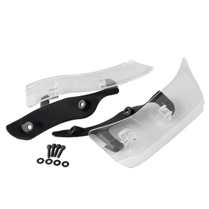 Adjustable Upper Fairing Side Wind Air Deflector For Harley Road Glide FLTRX CVO - Picture 1 of 14