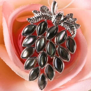 Anhänger Der Perlas Acryl Schwarz Neuwertig Cluster Der Uva - Bild 1 von 1