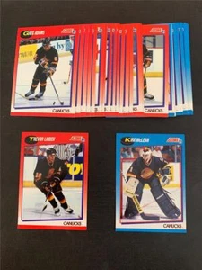 Juego de 27 cartas del equipo Vancouver Canucks bilingüe canadiense Score 1991-92 - Imagen 1 de 1