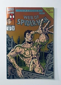 Web of Spider-Man 1994 Marvel Comics Issue #117 Flip Book Foil Cover - Bild 1 von 3