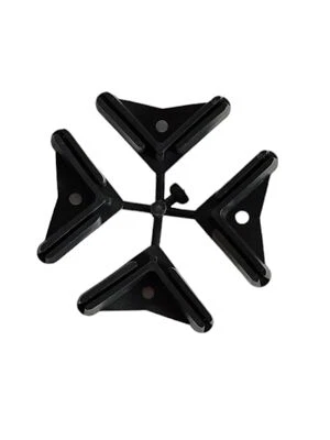 Piedino angolare ricambio in plastica per scaffale profili alluminio 35x35 pz 4 - Immagine 1 di 4