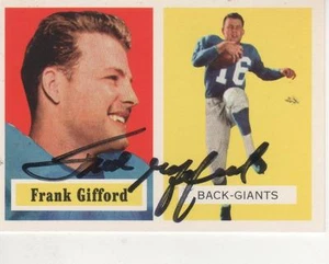 LINDON CROW FIRMADO 1957 TOPPS ARCHIVOS #91 - CHICAGO CARDINALS - Imagen 1 de 1