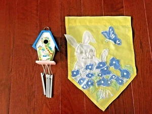 EASTER WINDCHIME & MINI-FLAG DECORATIONS - Picture 1 of 5