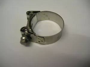 ABRAZADERA DE ESCAPE INOXIDABLE 37MM 38MM 39MM 40MM para Tubos y Silenciadores - Imagen 1 de 1