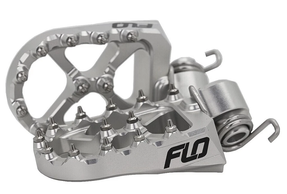 FLO MOTORSPORTS 2015-2017 YZ250FX Yamaha FLO ESTRIBA BAJA PLATA ÑAME 10 MM TRASERA 12 Foto 1 de 1
