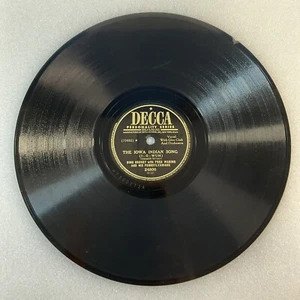 The Iowa Indian Song Way Back Home 78 RPM 10” Records Bing Crosby ShopVinyls - Imagen 1 de 5