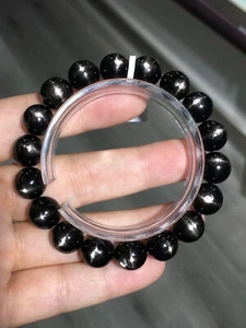 11 mm Original Natur Golden Glücksstein Edelstein Runde Perlen Armband AAAAA - Bild 1 von 2