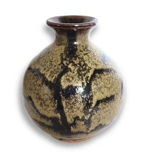 Vintage Studio Pottery Weed Pot Stoneware Signed - Picture 1 of 4