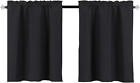 Blackout Tier Curtain For Kitchen, Bathroom, Living Room, Thermal Insulated, Roo