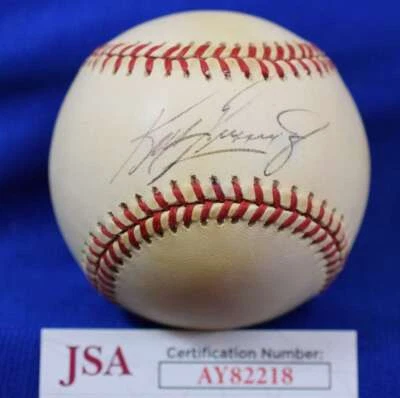Ken Griffey Jr JSA COA Signed American League Autographed Baseball - Image 1 of 2