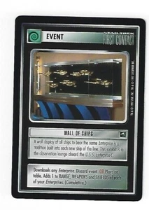 Star Trek CCG First Contact - WALL OF SHIPS - Event  - Nm-Mt  Never Played - Picture 1 of 1