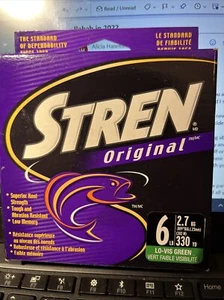 Stren Lo-Vis Green High Straight Fishing Line 330 yds. 6 Lb. test - Picture 1 of 2