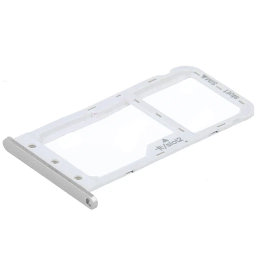 Carrellino SIM/SD argento Huawei Y6 Pro 2017 - Immagine 1 di 1