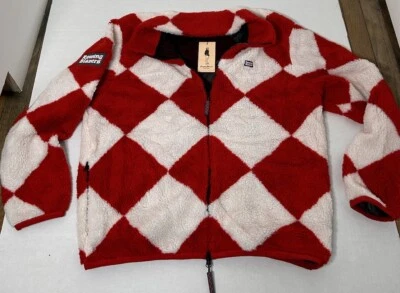 Rowing Blazers Harlequin Deep-Pile Sherpa Jockey Fleece Jacket 2XL - NWT READ!!! - Image 1 of 4