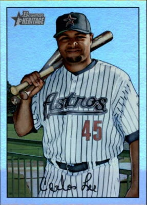 2007 Bowman Heritage Rainbow Foil #144 Carlos Lee - NM-MT - Image 1 of 2
