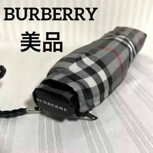 BURBERRY Taschenschirm Nova Check grau authentisch - Bild 1 von 24