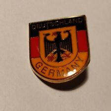 Deutschland Germany Flag Color Shield Style Collectible Souvenir Pin Lapel 