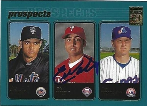 Autographed Signed 2001 Topps #733 Eric Valent Philadelphia Phillies - Picture 1 of 1