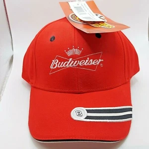 Dale Earnhardt Jr. NASCAR Hat #8 Budweiser Winner's Circle Adjustable Red Cap - Picture 1 of 11