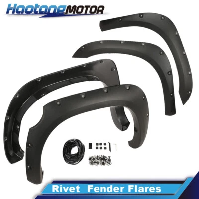 Guardabarros de rueda texturizado llamaradas bolsillo perno remache apto para Toyota Tundra 2007-2013 Foto 1 de 4