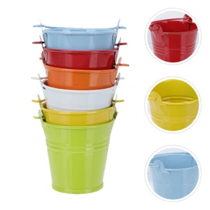 Buckets French Flower Bucket Party Favor Containers - Picture 1 of 12