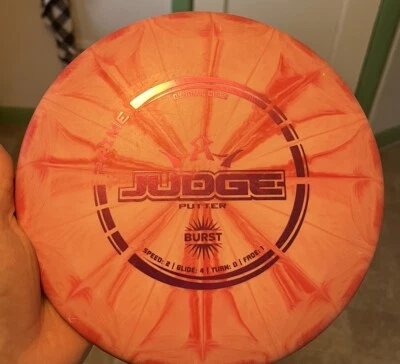 Dynamic Discs Emac Judge Burst Pink  Swirl, Awesome Condition, Faded Ink, 9/10 - Image 1 of 3