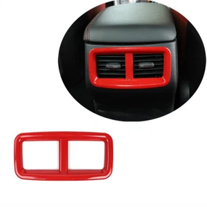 Rear Air Condition Vent Outlet Cover Trim Bezles for Dodge Challenger 2015+ Red - Imagen 1 de 7