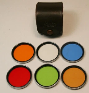 Vintage Kenko 6 Filter Set 42mm K1/17 for Contax Sonnar f1.5 Super Clean - Picture 1 of 4