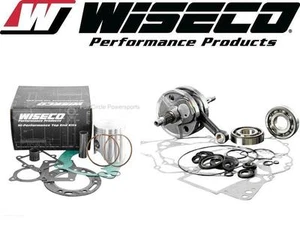 Wiseco Top & Bottom End Kawasaki 2004 KX 250 Engine Rebuild Kit Crankshaft Seals - Picture 1 of 3