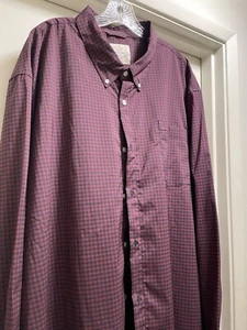 ST.JOHNS BAY- MENS 5XL BIG & TALL, LONG SLEEVE, BUTTON DOWN SHIRT - Picture 1 of 6