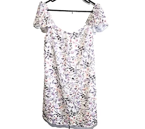 Dotti White Floral Mini Dress Size 12 Brand New with Tags RRP 79.95 Summer - Picture 1 of 15
