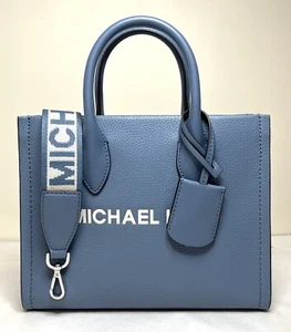 Michael Kors Mirella kleine blaue Denim-Leder-Shoppertasche TZ Umhängetasche - Bild 1 von 11