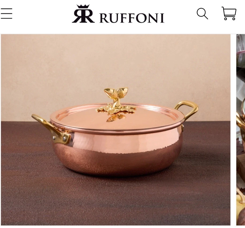貴重品　ruffoni ルフォーニ　銅鍋　　イタリア製　どんぐりノブ 貴重品 ruffoni ルフォーニ 銅鍋 イタリア製 どんぐりノブ