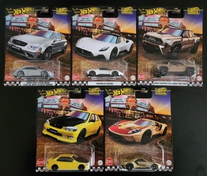 Hot Wheels Boulevard 2025 126 - 130 Toyota Ford Maserati Mercedes Benz 5 Cars - Picture 1 of 7