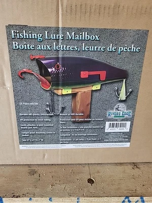 Rivers Edge Products 钓鱼诱饵邮箱 Firetiger 带安装硬件 #050 — 第 1/2 张图片