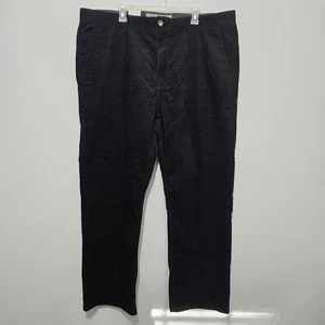 Pantalones de pana negros Cutter and Buck para hombre talla 44x34 frente plano informales neutros nuevos con etiquetas - Imagen 1 de 14