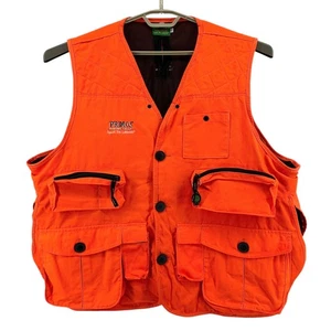 Primos Hunting Calls Mens Size XL Orange Speak the Language Hunting Vest Pockets - Picture 1 of 16