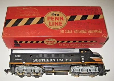 Penn Line HO Scale Southern Pacific EMD F7  Diesel Engine #6326 - Image 1 of 4