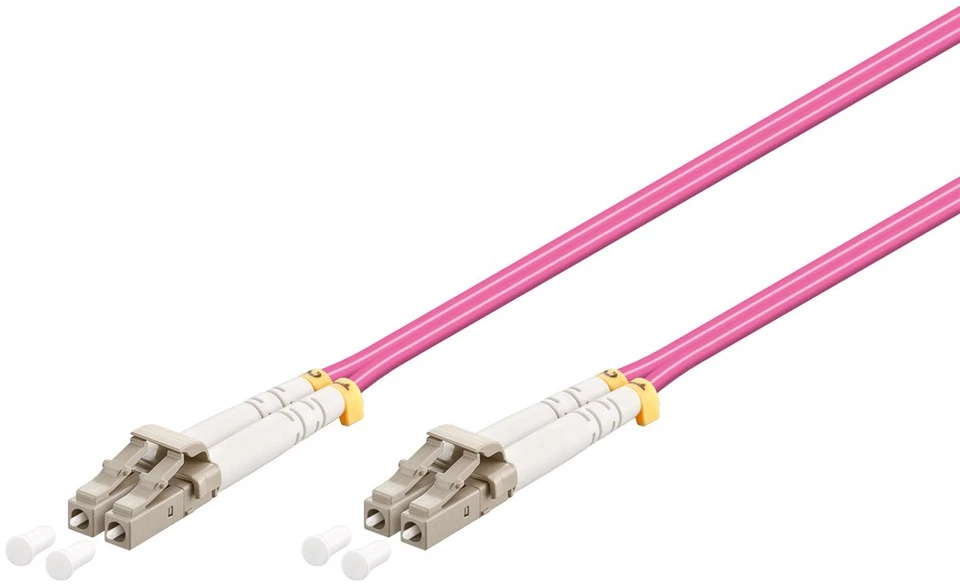 Goobay Om4 Duplex Patchkabel Lc/lc 2m violett