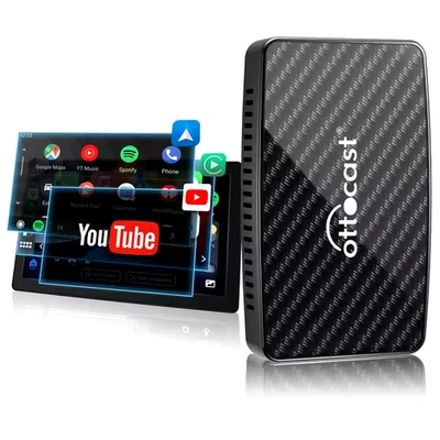 OTTOCAST Play2Video Pro AI Box 5 APP Youtube Wireless CarPlay Android Auto - Bild 1 von 4
