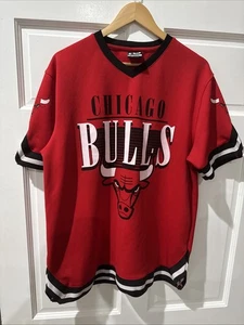Chicago Bulls V-Neck Warm Up Shirt Gr. XL, rot, Polyester - Bild 1 von 17