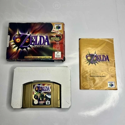 The Legend of Zelda Majora's Mask -N64 Nintendo 64 Boxed Game CIB - PAL Gold Pak - Image 1 of 4