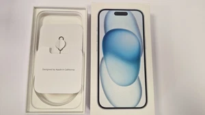 Boite originale pour Iphone 15 Blue 128Go - Picture 1 of 2